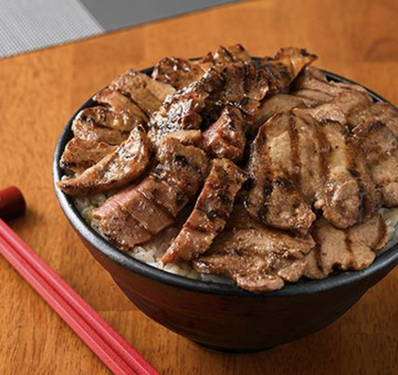 合盛り牛タン丼 Mixed Beef Tongue(3㎜＆8㎜) Rice Bowl