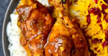 Chicken grill with rice lunch
