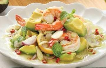海老アボカドサラダ Avocado and shrimp spicy salad