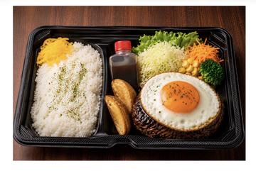 エッグハンバーグ弁当