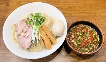 甘酢つけ麺味玉
