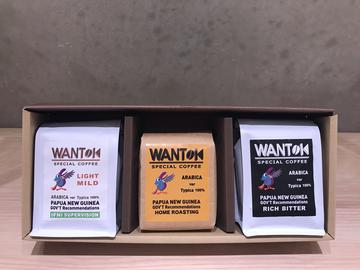 WANTOKコーヒー豆3袋セット(HOME ROASTING+LIGHT MILD+LIGHT+MILD)