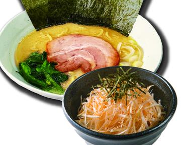 塩豚骨 ネギ丼セット(並)