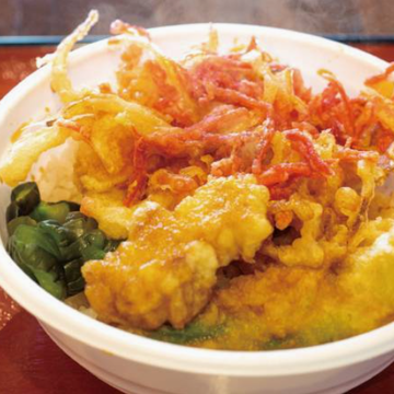 紅しょうが天丼 Red Ginger Tempura Rice Bowl