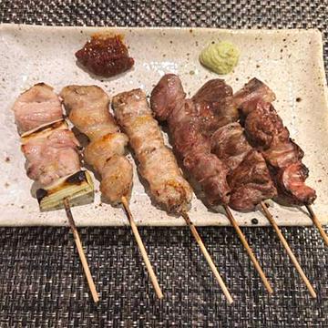 焼き鳥盛り合わせ6本(塩)