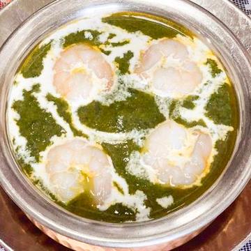 サグプラウンカレー Saag Prawn Curry