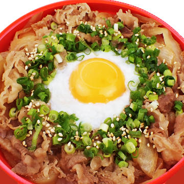 ねぎ玉牛丼