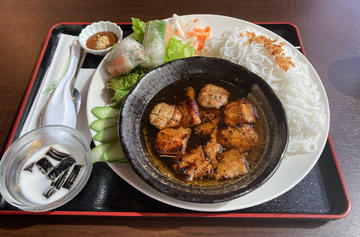 焼き肉のブンチャ定食