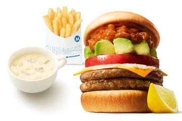 【+60円ドリンクセット】ダブル アボカド タコスバーガー