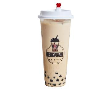 ブラックミルクティー(黒糖タピオカなし) Black Milk Tea (Without Brown Sugar Tapioca Pearls)