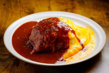 デミグラスオムライス Demi-glace sauce Omelet rice