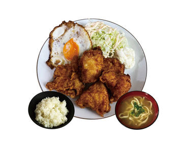 【手作り自慢】からあげ定食(ミニそば付き)
