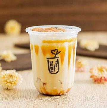 黒蜜タピオカドリンク チョコミルク