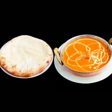 バターチキンカレー【人気】とチーズナン(Butter chicken with cheese nan)