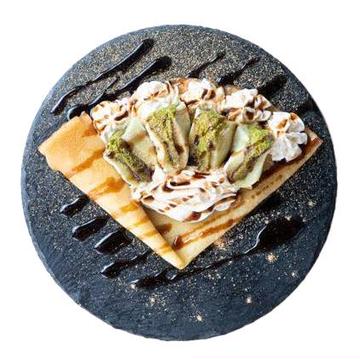 モチモチ抹茶大福クレープ/Chewy Matcha Daifuku Crepe