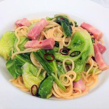 キャベツのペペロンチーノ