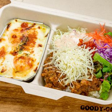 チーズキーマカレー×エビドリア