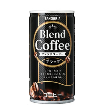 サンガリ アブレンド コーヒー ブラック (缶)185g
