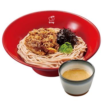 金胡麻冷やし牛肉つけそば Cold Beef Soba w/Sesame Dipping Sauce