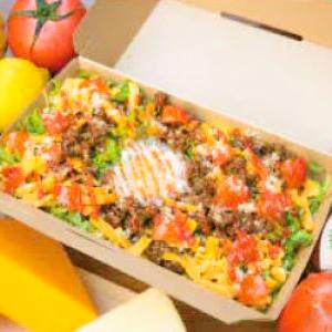大盛り！ 自慢の王道タコライス Large serving！ Proud royal road taco rice