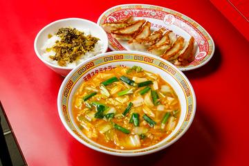 [130円お得]スタミナラーメン+ギョーザ+高菜ごはんセット