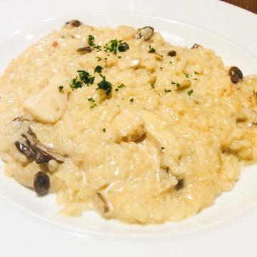 イタリア産ポルチーニ茸入り4種キノコのクリームリゾット