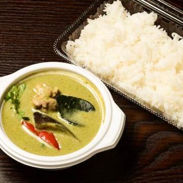 タイグリーンカレーライス   Thai green curry rice