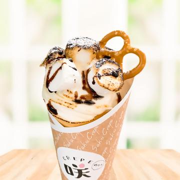 焦がしマシュマロチョコクレープ
