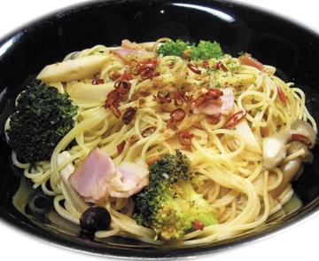 森のペペロンチーノ