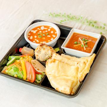 2種類チーズナンセット/Double Curry Cheese Nan Set