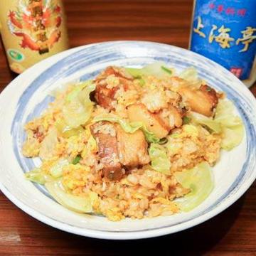 豚角煮チャーハン Braised Pork Belly Fried Rice