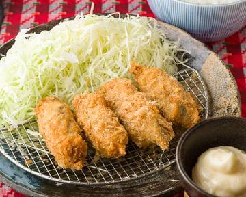 カキフライ定食 KAKI FRIED TEISOKU