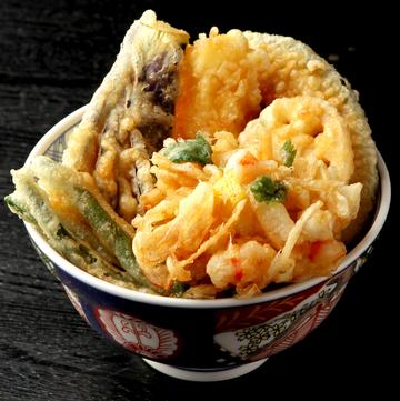 かき揚げ天丼