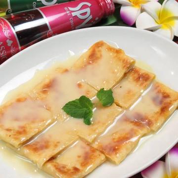 【タイ式クレープ】ロティ Thai Sweet Pancake (Rotee)