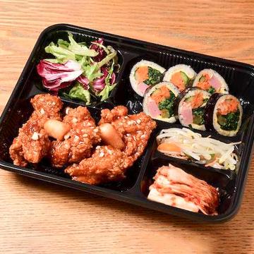 SET甘辛ヤンニョムチキン6P＆のり巻き