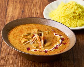 ココナッツエビカレー＆ライス Coconut lemongrass Prawn Curry with rice