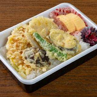 ゆばと野菜天丼