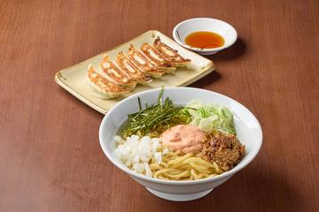 明太マヨまぜそば餃子