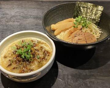 焦がしネギつけ麺