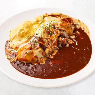 オムハヤシ Omelette ＆ Hayashi Rice