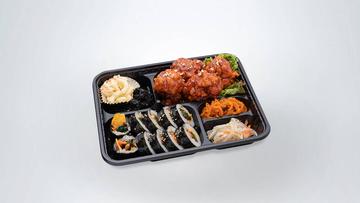 海苔巻き＆チキン弁当(チキン味選択可)Special Gimbap ＆ Chicken Bento Box
