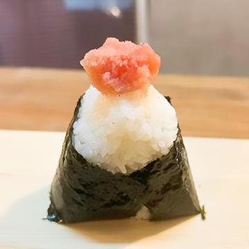 西新店限定！浅田屋青とう明太おむすび