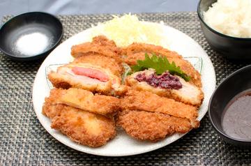 【梅しそ＆明太チーズ】熟成八層重ねのカツ弁当