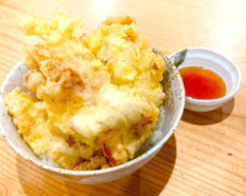 豚天丼【天つゆ】 ご飯大盛り無料！