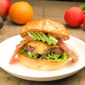 ABCバーガー(ポテト+ドリンク付)