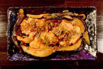 本格韓国中華料理！ナスのヤンニョムチキン炒め弁当