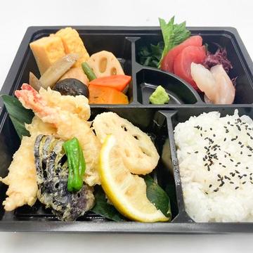 天ぷら刺身御膳