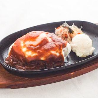 デミタマチーズハンバーグ弁当