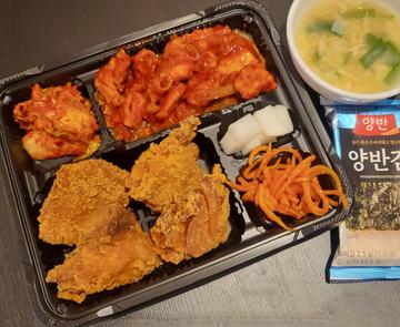 タッカルビ＆クリスピーチキン弁当[ライス＆スープ付き]