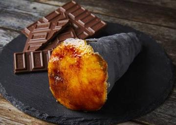 チョコアイスクレープブリュレ Choco Ice Cream Crepe Brulee